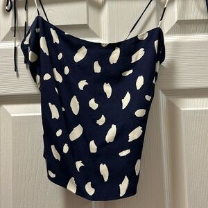 Reformation navy tank top